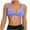 Purple, variant on Xfvqtps Two Ways Twist Sports Bra for Women Back Cross Straps Deep V Neck Backless Gym Top Fitness Workout Bras Purple