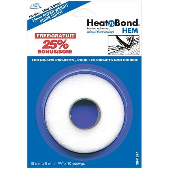 HEATNBOND Bande de fusion pour ourlet, épaisse, 19mm x 9m (3/4" x 10v) Nintendo Switch