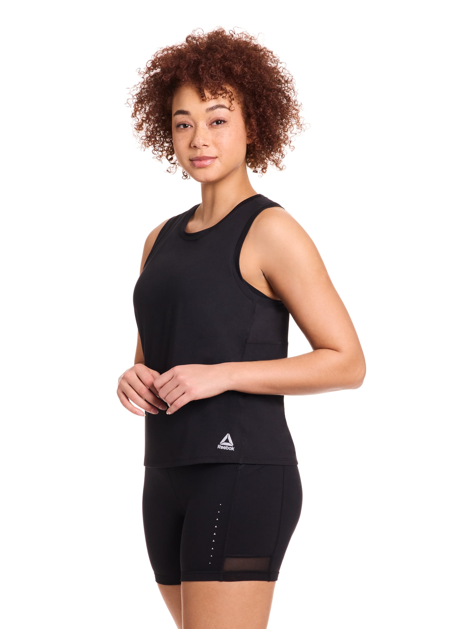 Reebok Women's On the Run Cropped Tank Top, Sizes XS-XXXL