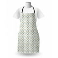 thumbnail image 3 of Alien Apron, Cosmic Galaxy Pattern of Flying Saucer Sun and Moon Constellation on Plain Backdrop, Unisex Kitchen Bib with Adjustable Neck for Cooking Gardening, Adult Size, Multicolor, by Ambesonne, 3 of 4