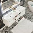 thumbnail image 4 of Eviva Axis 72 Inch Double Sink White Bathroom Vanity, 4 of 5