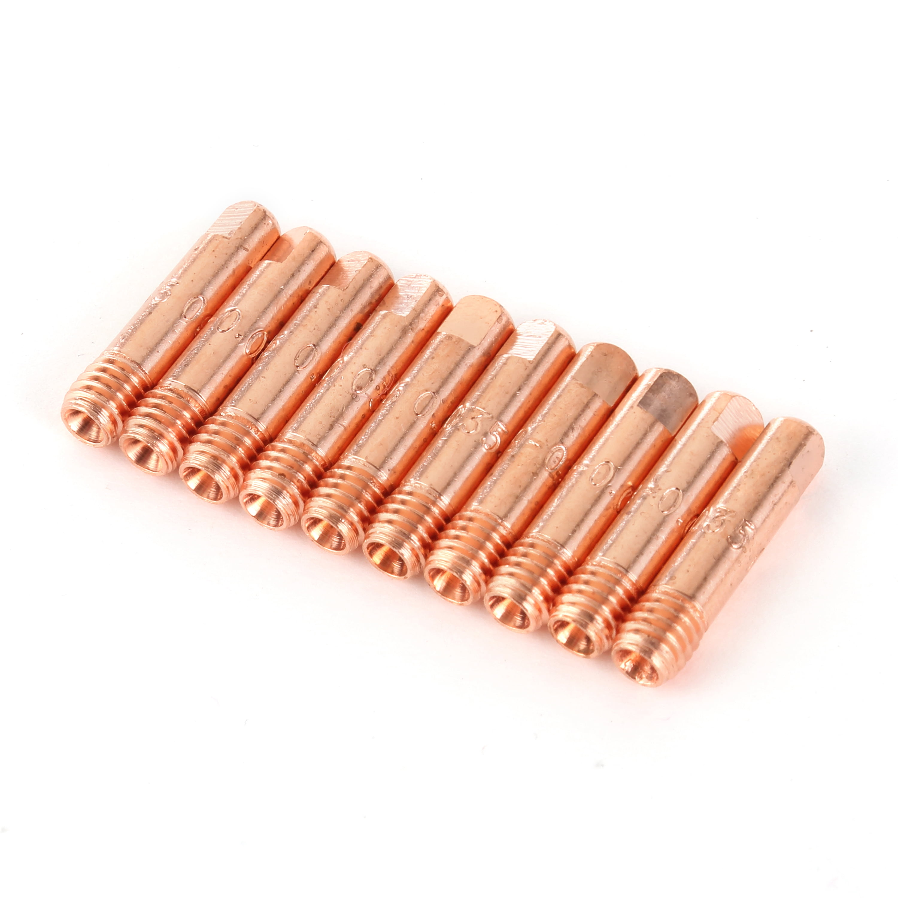 Hyper Tough 10-Pack 0.035 in. MIG Welding Contact Tips, Copper Material