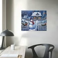 thumbnail image 3 of Nawypu  Christmas Snowman Winter Decorations Artwork Print on Canvas, Christmas Theme Wall Art Decorations for Home Living Room Decor, 3 of 4