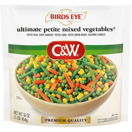 Birds Eye C&W Ultimate Petite Mixed Vegetables, 16 oz (Frozen)