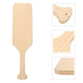 thumbnail image 3 of LEEYNEER Single-Head Paddle Wooden Paddle Beige 1Set For Decor, 3 of 8