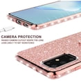 thumbnail image 2 of Compatible for Samsung Galaxy A51 Case, SOGA Glitter Diamond Rhinestone TPU Phone Cover with Ring Stand and Lanyard Girls Women Cover (Rose Gold), 2 of 5