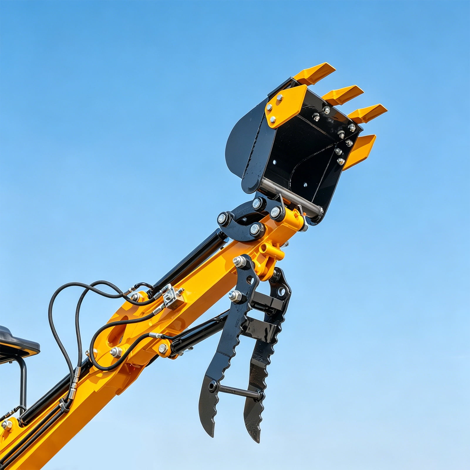 MMS 1.5 Ton Mini Excavator, Pilot Control, Swing Boom, B&S 13.5HP 420cc EPA GAS Engine Crawler Small Digger Machine MS15