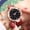 Red, variant on Unisex Glow Frosted Leather Strap Watch with Starry Sky Roman Numeral Dial, Fashion Casual Quartz Wristwatch for Men Women, Black Faux Leather Band Wrist Watch - Black