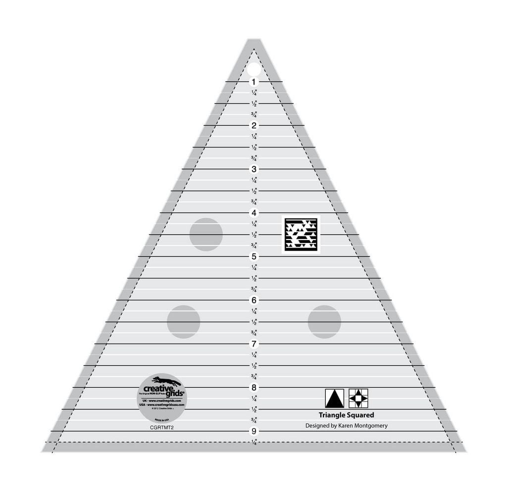 Creative Grids Triangle In A Square Ruler Walmart creative-grids-triangle-in-a-square-ruler-walmart