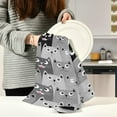 thumbnail image 5 of Coolnut Cat Kitchen Dish Towel Set of 6, Super Absorbent Soft Drying Cloth Tea Bar Towels, 28 x 18 Inch, 5 of 6