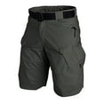 thumbnail image 2 of Fiudx Pantalones Cortos Cargo para Hombre, Pantalones Cortos Clásicos de Sarga para Trabajo, Pantalones Cortos Casuales Cómodos, Pantalones Cortos de Poliéster Transpirables, Uso Diario, Actividades, 2 of 4