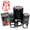 Black, variant on Cute Girl in Frog Raincoat Rainboots Winter Weather Self-Inking Rubber Stamp Ink Stamper for Stamping Crafting Planners - 1/2 Inch Mini - Red Ink
