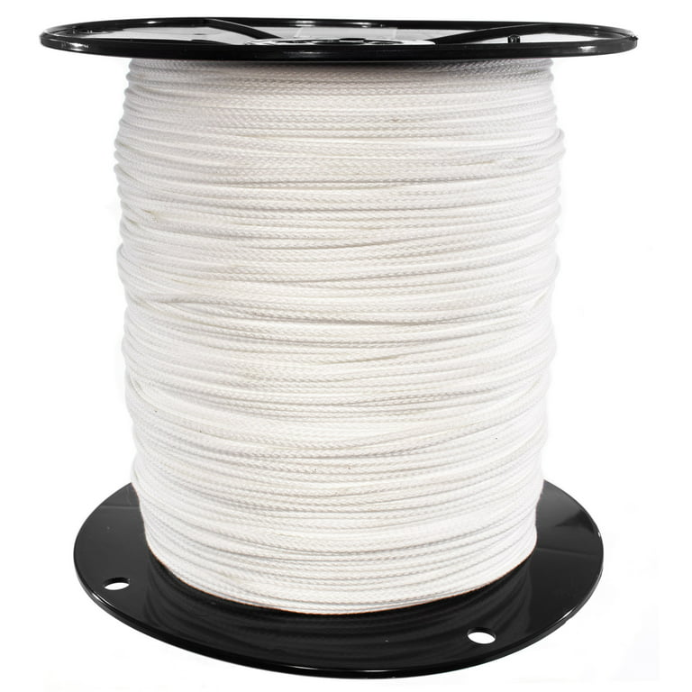 West Coast Paracord 1/8-Inch Cotton Tie Line – Multipurpose – Polyester  Utility Line – Unglazed & Low Stretch – Multiple Colors & Lengths