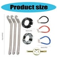 thumbnail image 5 of YIGSECU Bicycles Spoke Wrench Portable Bike Spoke Adjustment Tool Bike Rims Repair Tool Tire Lever Universals Nipples Tensioner, 5 of 9