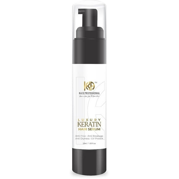KA10 Professional Luxury Keratin Hair Serum | Keratin Nourishing Hair Treatment For Dry, Damaged, Frizzy Hair, Frizz Control | Infused With Keratin, Vitamin E - Coz Love Is In The Hair| 50 ML