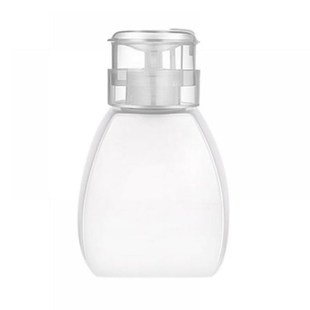 Push Down Empty Lockable Pump Dispenser Bottle for Nail Polish and