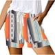 thumbnail image 1 of Pantalones Cortos de Tamaño Más Grande para las Mujeres Imprimir Cómodo Cordón Casual Elástico de la Cintura Bolsillo Pantalones Cortos Sueltos, 1 of 6