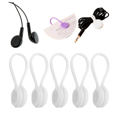

EKOUSN Christmas Decorations Multi Color Strong Magnetic Ties - Cable Management 5pcs Room Decor