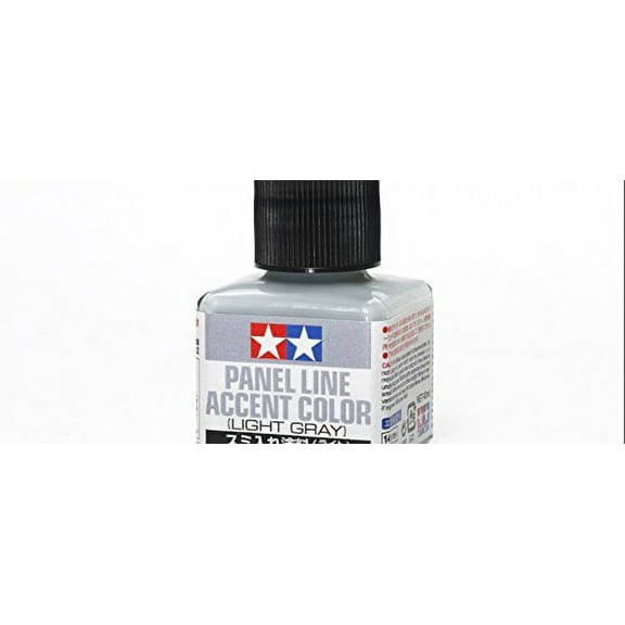 Tamiya USA TAM87189 Panel Line Accent Color Light Gray