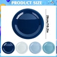 thumbnail image 3 of Dinner Plates, 10 inch Round PP Plastic Plates,Heavy Duty unbreakable Flat Bottom Cool Dinnerware Dishes, Dishwasher Safe, Suitable for Home,Lunch, Party, Wedding, Restaurant Use,A, 3 of 8