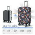 thumbnail image 4 of Pofeuu Christmas Bunny A Print Luggage Suitcase Cover Protector Luggage Washable Covers Aesthetic for 18/24/28/32 inch Luggage（No luggage included）-X-Large, 4 of 7