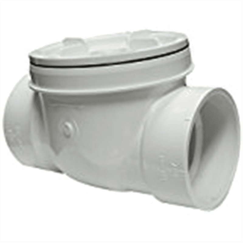 3 x 3 x 2 1//4-Inch White Canplas 192245 PVC DWV Bend with LHI