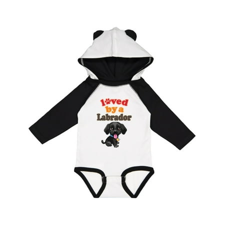 

Inktastic Labrador Retriever Dog Black Lab Gift Baby Boy or Baby Girl Long Sleeve Bodysuit