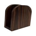 thumbnail image 3 of Servilletero de madera estilo granja, dispensador vertical para mesas, restaurantes y cocinas. Marrón, 3 of 9