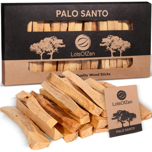 Palo Santo Sticks LOTS OF ZEN Authentic, paquete grande de 160 g