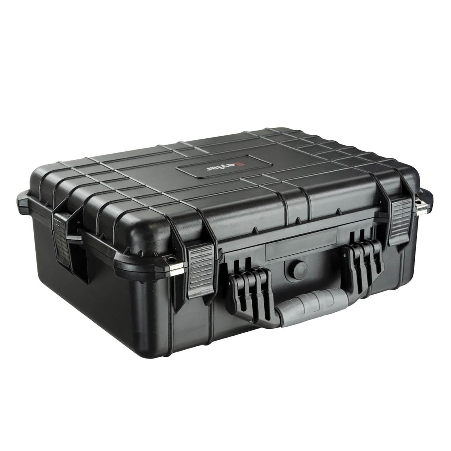 eylar SA00002 Large Waterproof and Shockproof Gear Hard Case with Foam Insert (Black), SA00002