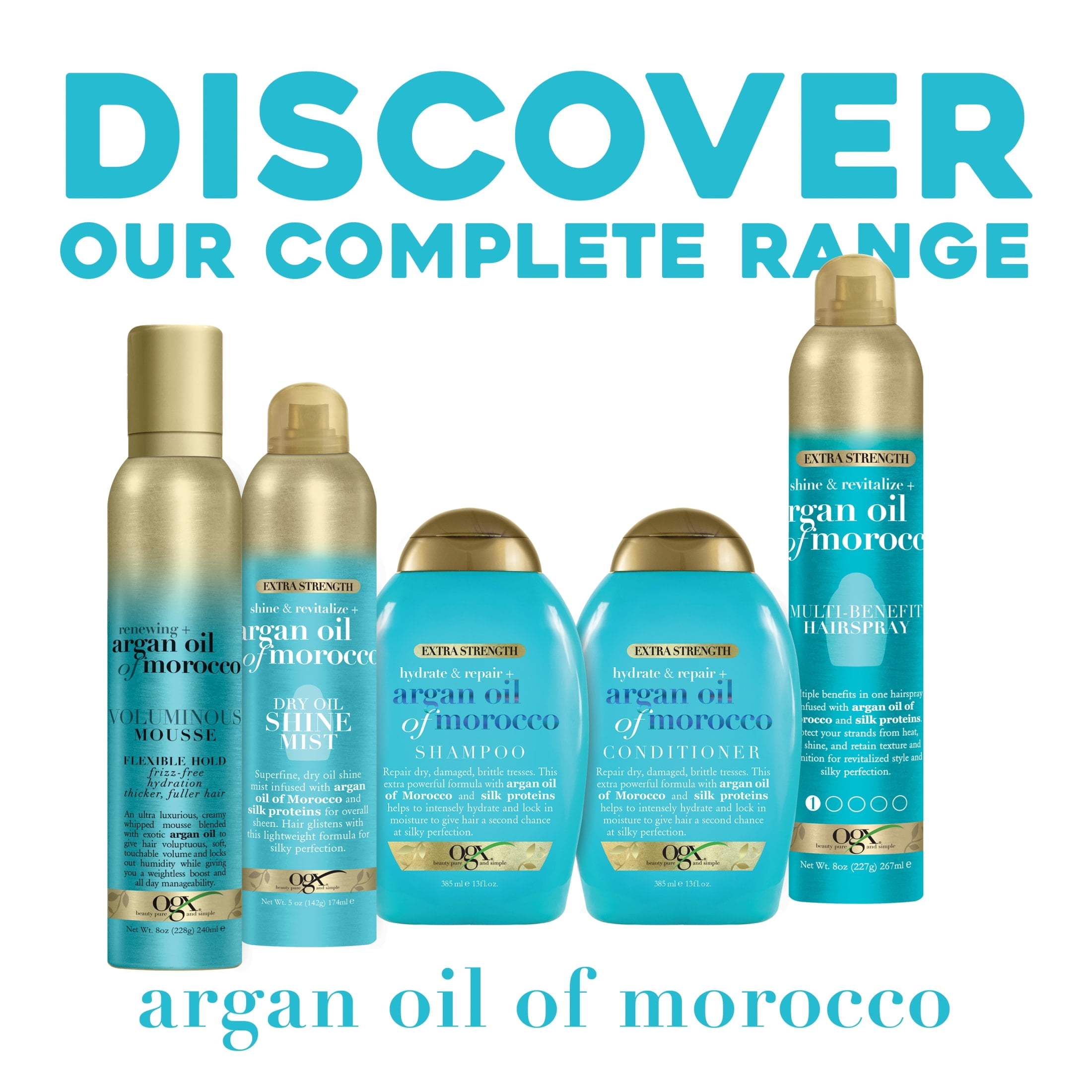 OGX Extra Strength Hydrate & Repair Moisturizing Daily Conditioner with Argan Oil, 25.4 fl oz