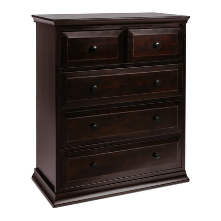 Davinci Signature 5 Drawer Tall Dresser In Dark Java Walmart Com