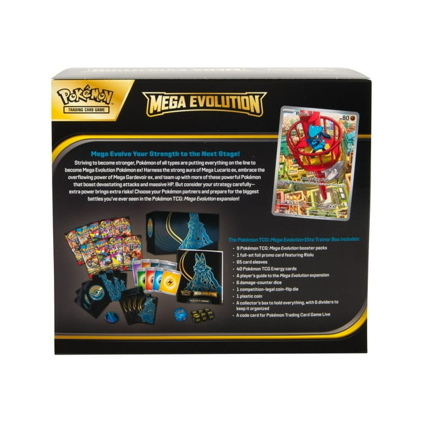 Pokemon TCG: Mega Evolution Elite Trainer Box - Lucario EX