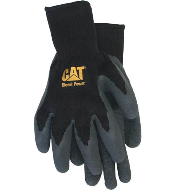 CAT CAT017400L Large Cotton Latex Coated Palm Gloves 