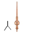 thumbnail image 1 of Good Directions 743 Victoria Finial, 39" w/Mount, Polished Copper, 1 of 4