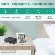 ThermoPro Digital Hygrometer LCD Indoor Thermometer Temperature Humidity Meter