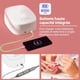 thumbnail image 4 of Lámpara de uñas UV inalámbrica (blanca), luz de uñas UV recargable de 60 W, secador de uñas inalámbrico con puerto USB para cargar teléfono y taladro de uñas, 4 of 5