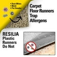 thumbnail image 6 of Resilia - Deluxe Clear Vinyl, Plastic Floor Runner/Protector for Deep Pile Carpet - Skid-Resistant, Swirl Spiral Pattern, (36 Inches Wide x 12 Feet Long), 6 of 9