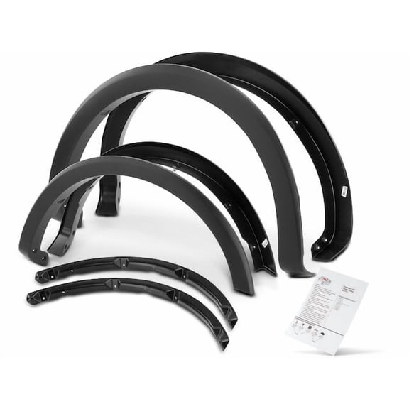 Fender Flare Set 4 - Compatible with 2021 - 2022 Ford F-150 - Autopart Premium