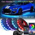 thumbnail image 1 of MesaSe Interior Car LED Strip Lights With Wireless APP And Remote Control  RGB 5 In 1 Ambient Lighting Kits With 236 Inches Fiber Optic  16 Million Colors Car Neon Lights  Sync To Music, 1 of 7