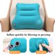 thumbnail image 5 of PVC Flocking Press Inflatable Lumbar Pillow Travel Inflatable Pillow Car Nap Inflatable Pillow Flocking Lumbar Cushion Pillow, 5 of 6