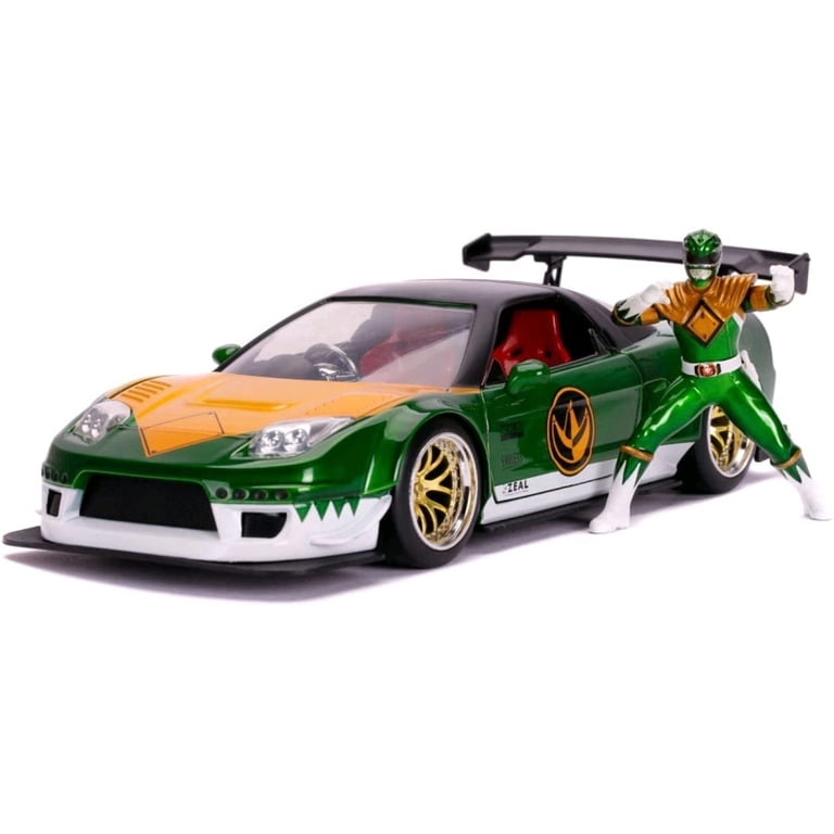 JADA TOYS 1/24 Honda NSX Type R 2002 with Power Rangers figure