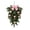 Pink, variant on 18 Inch Christmas Hanging Swag, Christmas Teardrop Swag, for Front Door Wall Mantle Fireplace Christmas Decorations