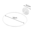 thumbnail image 2 of fastboy Heavy-Duty Basketball Ball Hand Holder Wall Mount Display Rack Space-Saving and Secure White 18cm 1Set, 2 of 6