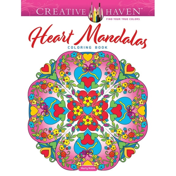 Adult Coloring Books: Mandalas Creative Haven Heart Mandalas Coloring Book, (Paperback)
