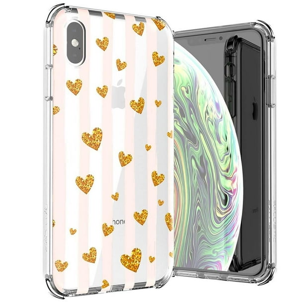 Funda BALLISTIC Jewel Mirage para iPhone Xs MAX Corazones protector uso rudo Ballistic
