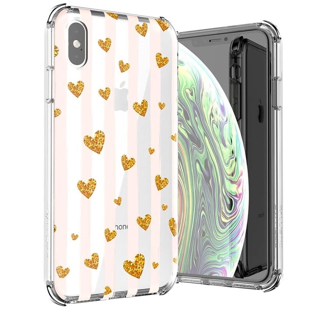 Funda BALLISTIC Jewel Mirage para iPhone Xs MAX Corazones protector uso rudo Ballistic