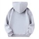 thumbnail image 3 of Moonsky Sudadera con capucha y cordón HUNTRX, estampado de grupo de chicas coreanas, jersey corto, suave y cómodo, top de manga larga para primavera y otoño. Gris 150, 3 of 4