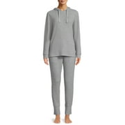 Jessica Simpson Women's Textured Hoodie Set, 2-Piece