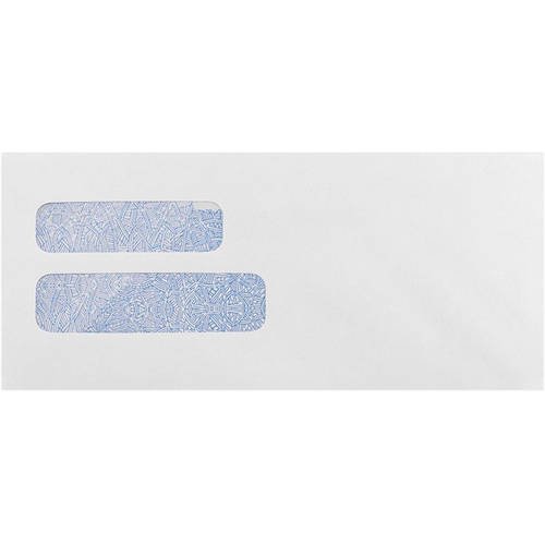 Envelopes Com 10 Double Window Envelope 4 1 8 X 9 1 2 24 Lb With Security Tint Walmart Com Walmart Com